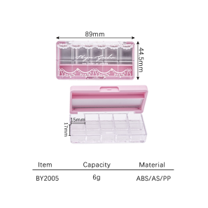 Plastic eyeshadow case BY2005