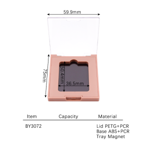 Plastic eyeshadow case BY3072