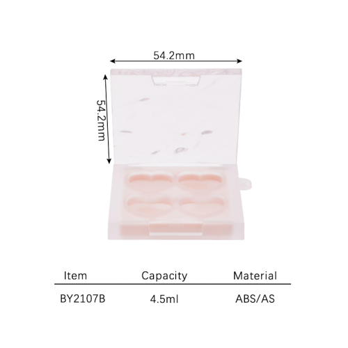 Plastic eyeshadow case 4.5ml BY2107B