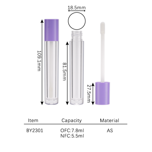 lip gloss 5.5ml BY2301